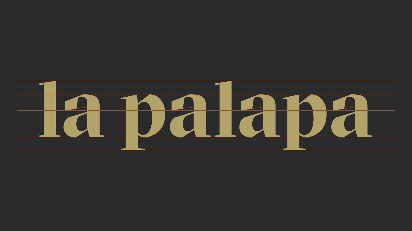 Construction logotype La Palapa