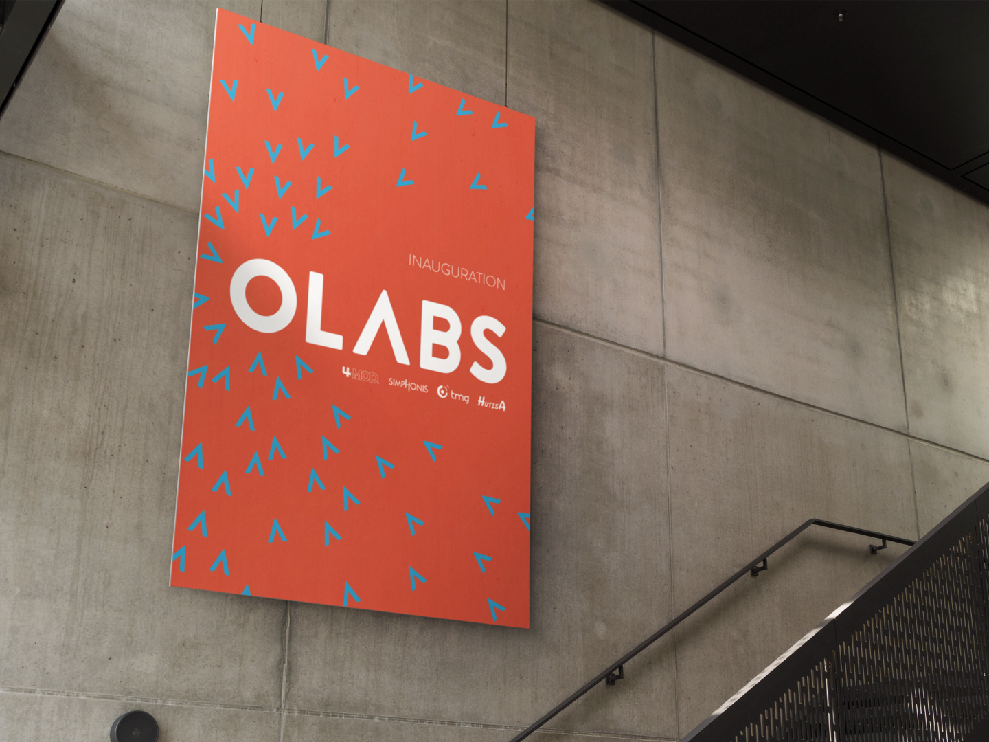 Logo OLABS affiche inauguration